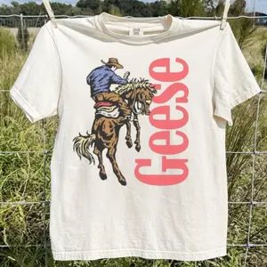 Comfort Colors GEESE BAND unisex TSHIRT, Cowboy Cowgirl Tee, Western T-Shirt