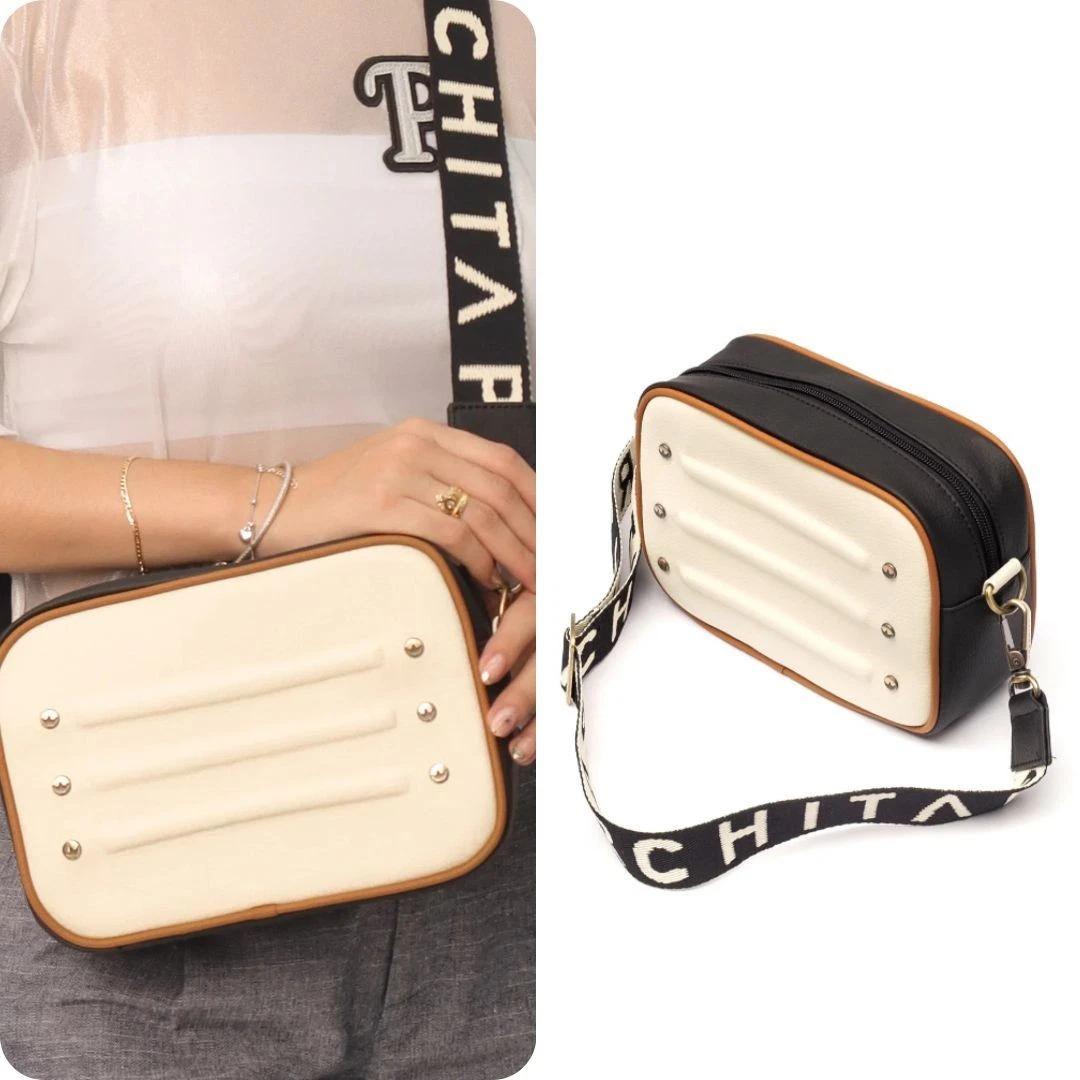 Women's Fashion Saddle Crossbody Bag - Cartera Bandolera PARCHITA 100% colombiano Bolso Nuba Crossbody Bag Women black