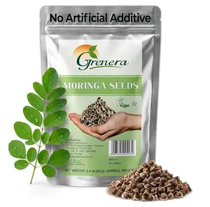 Grenera Moringa Seeds PKM 1 Variety | Edible Moringa Oleifera Seeds | Easy to Grow in Warm Climates | Approx. 75–80% Germination Rate | Suitable for Home Gardening & Outdoor Planting | 100 Count