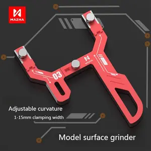 Mazha T003 Curved Grinding Tool, Handheld Arc Grind for Military Gundam Model Kits, Perfect for DIY Craftsmanship and Precision Work