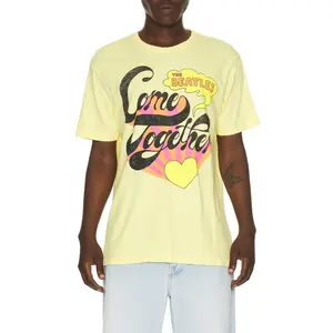 Junk Food The Beatles Come Together Tee in Dusty Citron Unisex