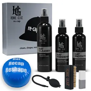 Homiegear Re Cap Cleaning Kit - Hat Care for New Era Cap for Cleaning Refreshment Reshape - Used for All Types of Cap & Hat