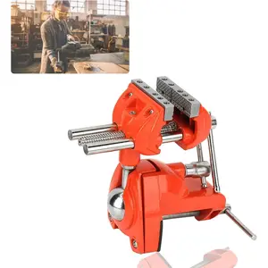 Table Vise,Vices For Workbench Mini 360 °   Rotating Clamp Vise Swivel Rotating Vise,70mm Jaw Width Vise Multi Purpose Pipe Vise Bench Vices for Woodworking,