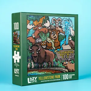Yellowstone Park Jigsaw Puzzle, 100 Puzzle Pieces, Jigsaw Puzzles