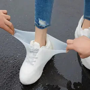 Outdoor Waterproof Shoe Covers Portable Rainy Day Waterproof Anti-Slip Snow-Proof Wear-Resistant Adult Latex Shoe Covers
