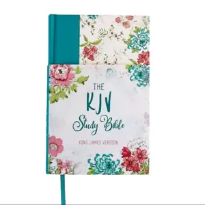 KJV Study Bible Wildflower Bouquet King James Version Floral Cover Edition