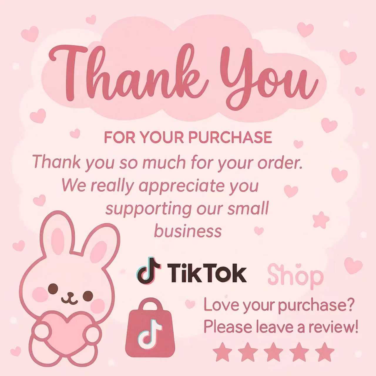 TikTok T-Shirt Thanks for your support Special Offerc learance items Fast Delivery Efficient Shipping
