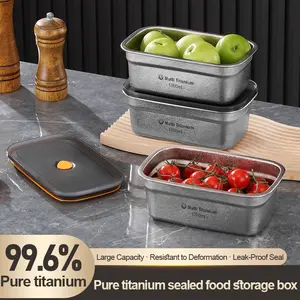 MUTTI Titanium Eternal Freshness Food Container  for Office Outdoor Home | Leakproof Lightweight | 1000ml