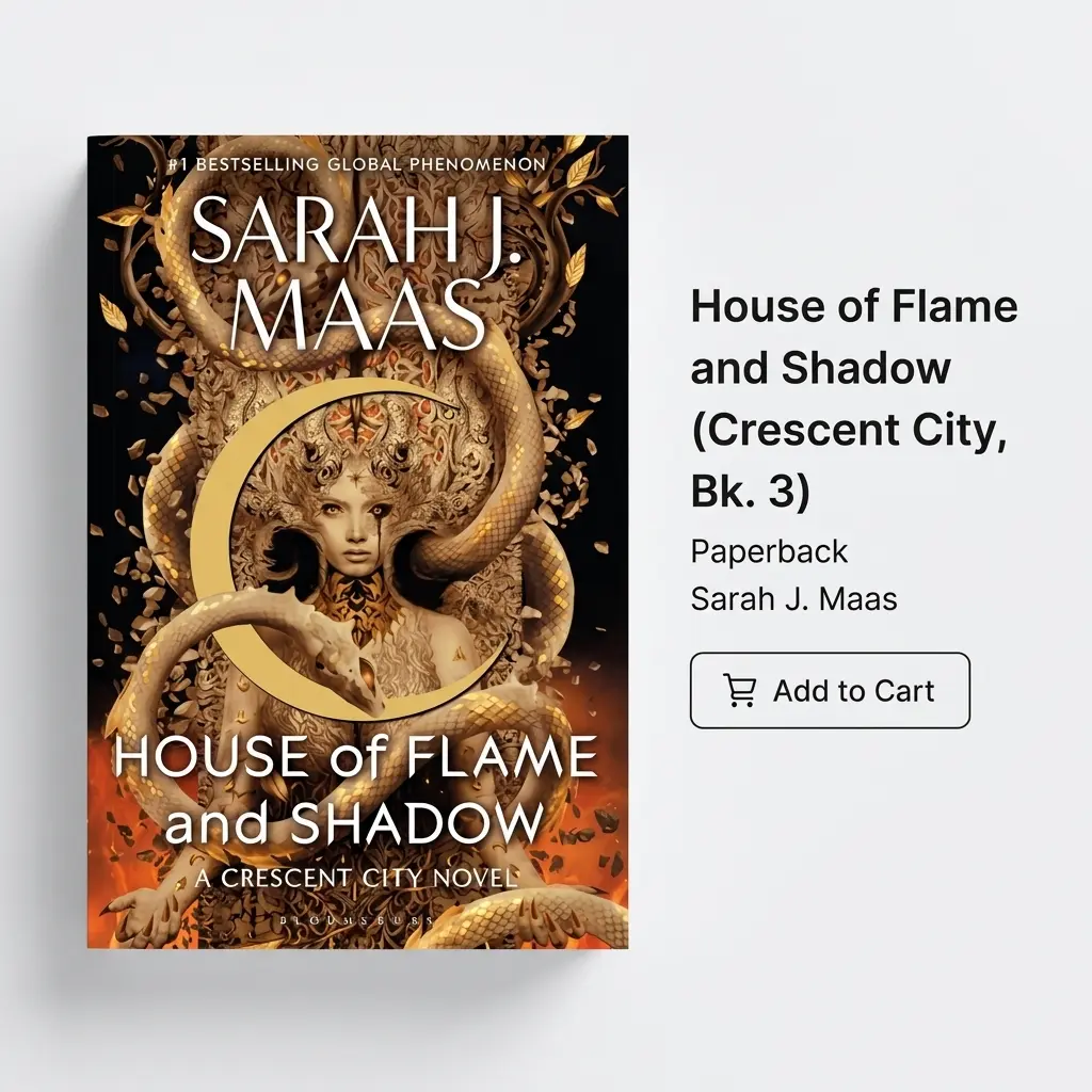 House of Flame and Shadow - Crescent City Book 3 - Paperback by Sarah J. Maas - Release Date June 10, 2025