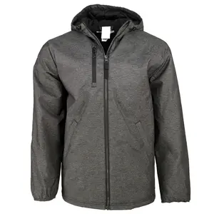 adidas Mens Game Built Heavyweight Jacket Training Athletic Outerwear Casual - Black