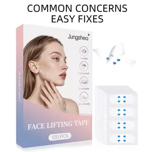 120pcs Face Lifting Tape-Shaped Contour – Invisible & Strong Hold Beauty Tape | Slimming Effect for Makeup, Photos, Live Streaming & Dating | Long-Lasting, Skin-Friendly & Easy to Use，For specific details, please refer to the attached illustration