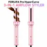 FORLIFA Pro HyperCurve Auto Rotating Curler - 3-in-1 Hair Styling Tool for Adults, 1-in Anti-Scald Curling Iron, 2-Way Curler & Straightener with Ionic Cold Airblow for Bouncy Curls & Frizz Control