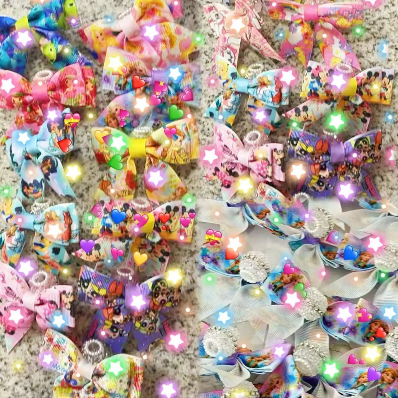 Tara--P26--New Styles Cartoon Bowknot Fancy Beads 1pcs per bag