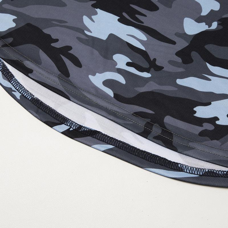 Men's Camouflage Sleeveless Tank Top Set - Breathable Crew Neck Casual Shirt, Camo Print, Machine Washable Durable Fabric for Outdoor & Beach Activities, Perfect Spring Break & Summer Vacation Apparel