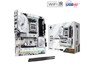 ASRock X870 STEEL LEGEND WIFI AM5 AMD X870 ATX Motherboard
