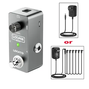 LEKATO 5 Min Unlimited Overdubs, Electric Guitar Effect Pedal Looper, Guitar Bass Loop Pedal, For Music Lover, Friend Girl Boy, Birthday Mother's Day Gift