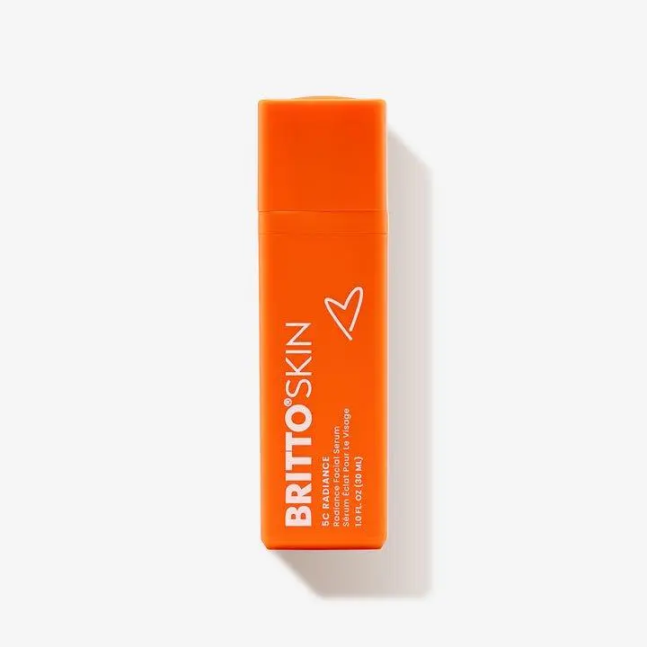 DG Cosmetics 5C R5C Radiance Facial Serum with Vitamin C Hyaluronic Acid & Ginkgo Biloba Brightening Hydration Boost for Radiant Skin