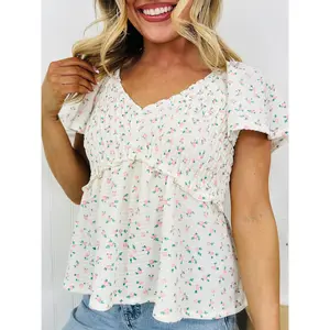 Secret Garden Top in Pink Floral
