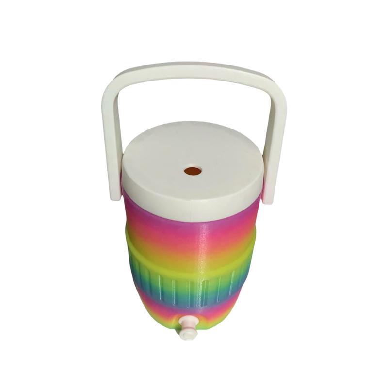 12 oz Can Holder Cooler Style-Hole on top for Straw
