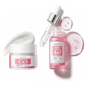 Intense Hydration Duo - 4-in-1 Essence & Cream Set​ – Hydrate, Repair, and Strengthen for a Plump, Bouncy Complexion - Your Complete Daily Skincare Routine.