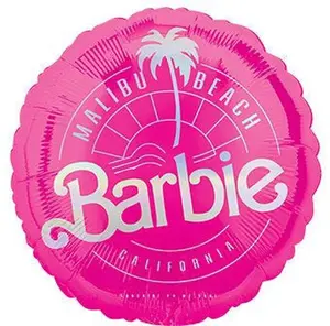 18" Barbie Malibu Beach Helium Foil Balloon 1ct #46260