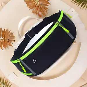 New Running Waist Bag with Water Bottle, Outdoor Sports Multi-Pocket Phone Case, Waterproof Ultra-Thin Cycling Hydration Pack