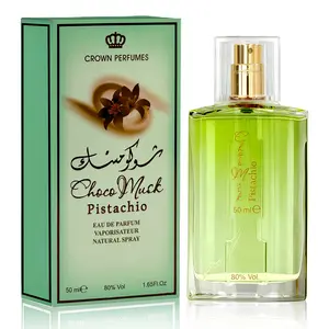Choco Musk Pistachio Eau de Parfum Spray for Unisex, 1.65 Ounce / 50 ml Perfume for Women/Men