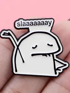 Spanish Proverb Enamel Brooch Pin, Unique Collar Badge, Cute Bag Decor & Clothing Accessory, School Office Supplies, Fun Teacher Gift, Clip, Hat Pins