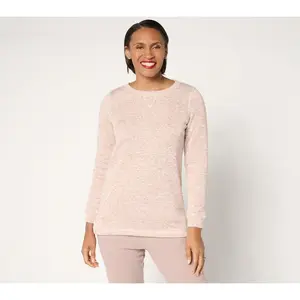 Cuddl Duds Brushed Sweater Crew Neck