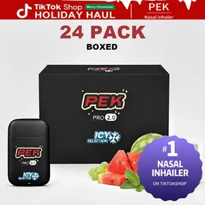 PEK Pro 2.0 Cool Nasal Inhaler Oral Cleansing Pack of 24