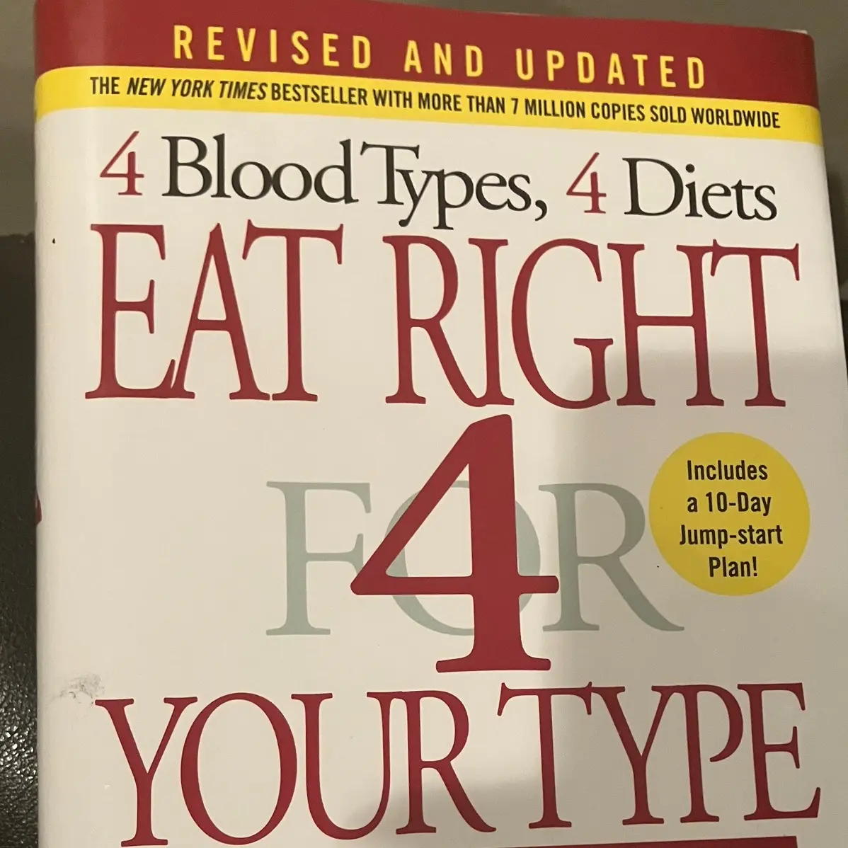 Eat right for your blood type Hard Cover