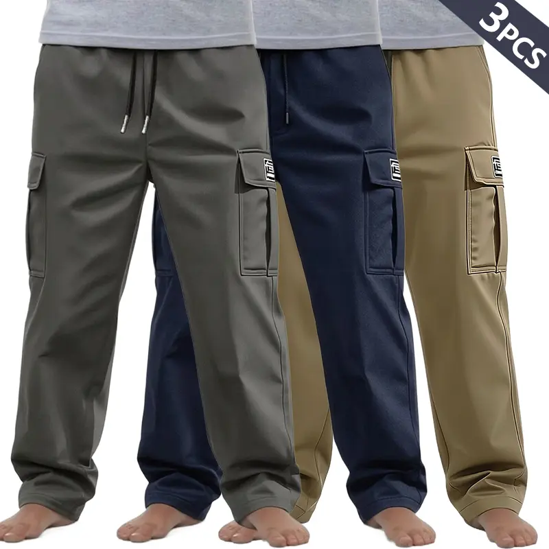 Dark gray + dark blue + khaki