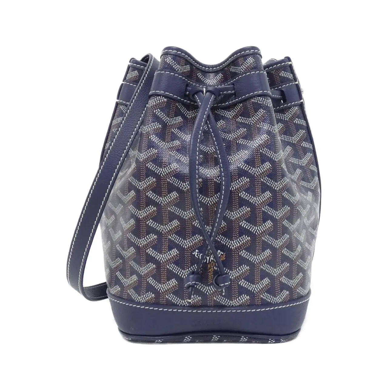 Pre-owned Goyard Canvas Shoulder Bags Petit Flot Coated Shoulder Bag