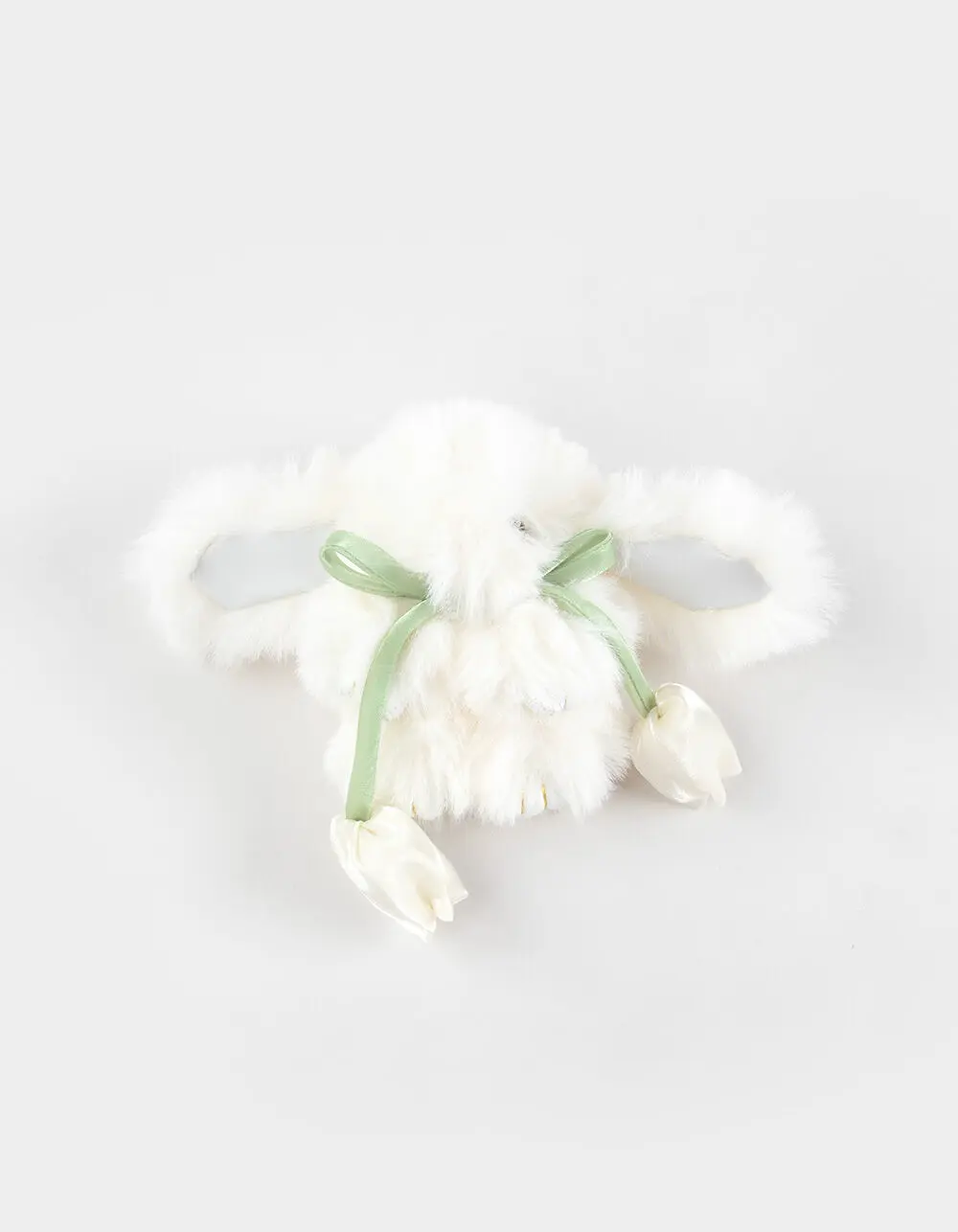 FULL TILT Plush Bunny Bag Charm, Cream