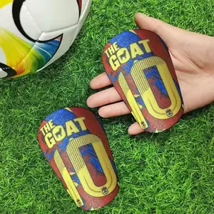 Mini Soccer Shin Guards, Thick Impact Protection, Comfortable Lightweight, Durable Cross Design, Ideal for Training and Matches, Football Accessories