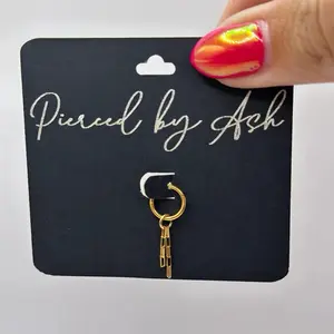 Ash & Shay Boxy Chain Helix Hoop