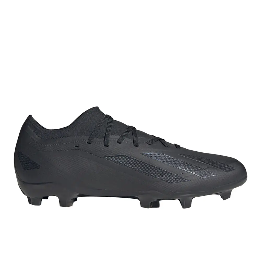 adidas Mens X Crazyfast.2 Firm Ground Soccer Cleats Cleated, Firm Ground - Black