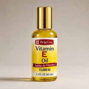 De La Cruz Vitamin E Oil 15,000 IU – Skin Moisturizing Oil, 2.2 fl oz (65 mL) | Hydrating & Nourishing Care