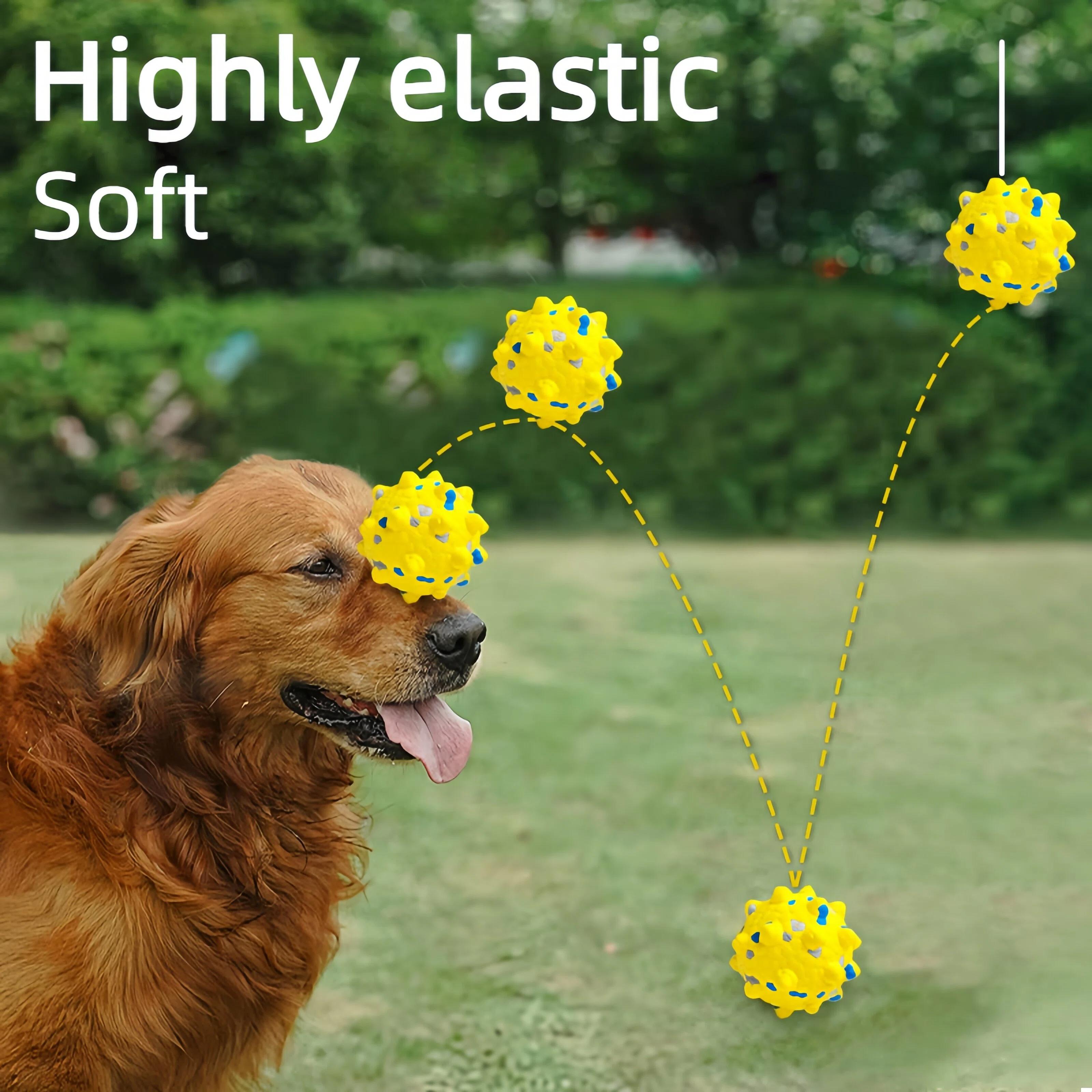 Pet Toy, Indestructible Dog Chew Ball, puppy toy-300lbs Bite Resistant, Durable Rubber Toy for Aggressive Chewers, Teeth Cleaning & Interactive Play-bite resistant ball, diy toys for pet, pet stuff