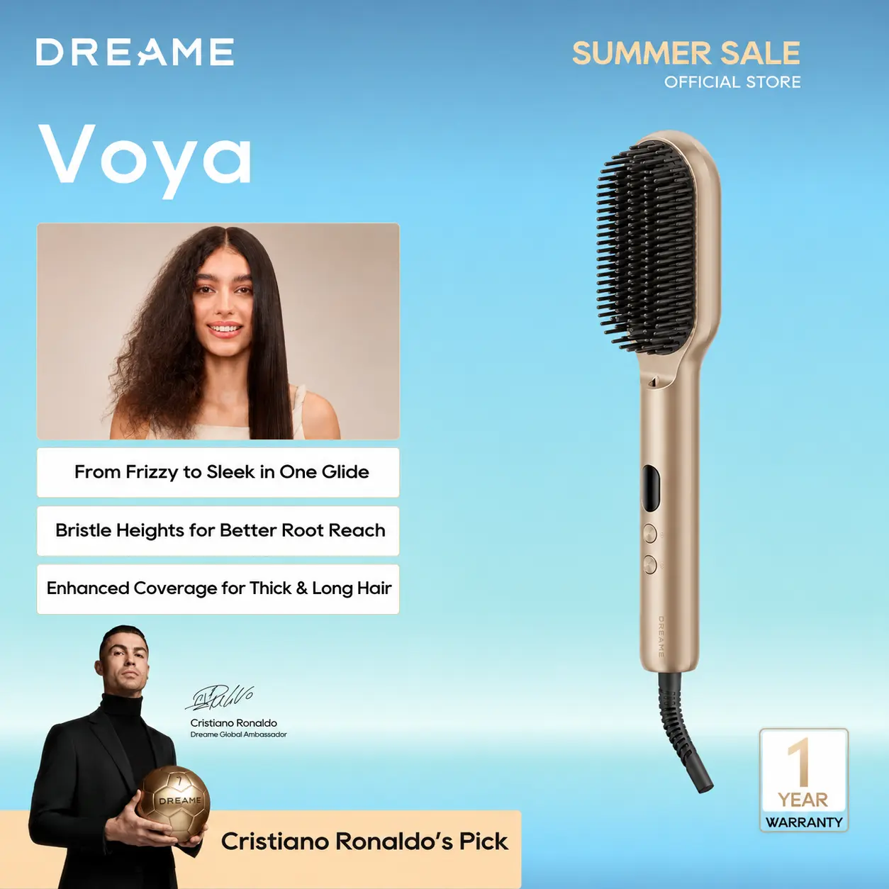 Dreame Voya Straightening Brush