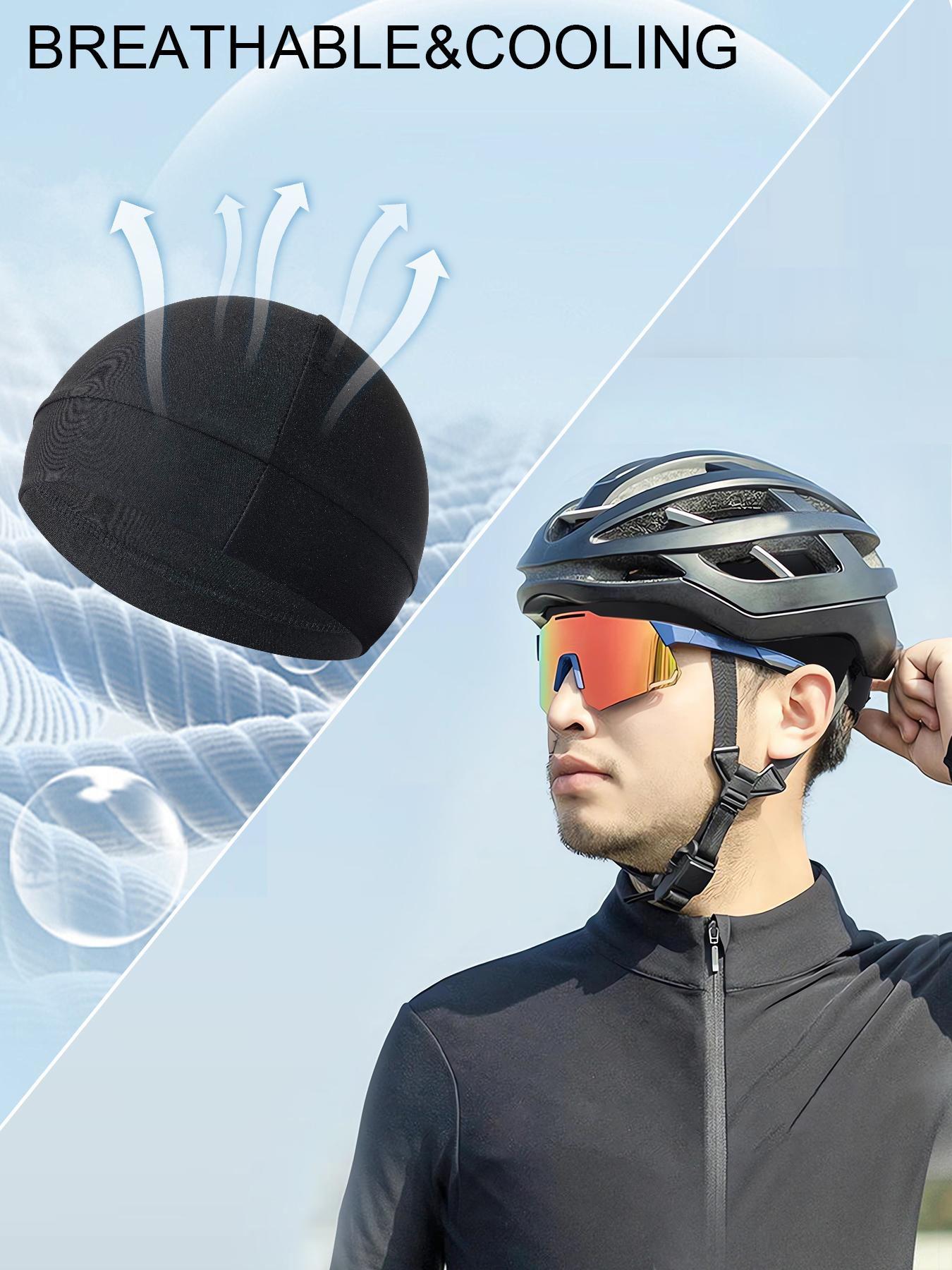 Simple Style Plain Color Skull Beanie for Men & Women, Casual Sporty Breathable Beanie Hat for Outdoor Sports for Men & Women, Fitted Hats