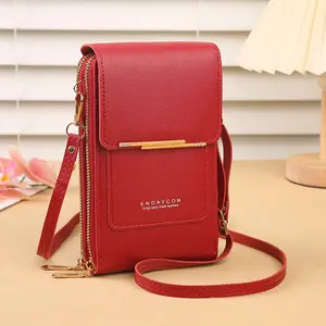2026 Trendy & Minimalist Elegant Women's Touchscreen Crossbody Phone Bag — Multi-Card Slots & Coin Pocket Design | Adjustable Strap, Water-Resistant Material | Shopping & Travel Essential, Multiple Colors Available, Stylish Accessory | Crossbody Bag