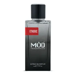MOD FRAGRANCES Etheric Extrait de Parfum Men Perfume 50ml  with Lavender Lemon Bergamot Tarragon Violet Jasmine  Woody Notes