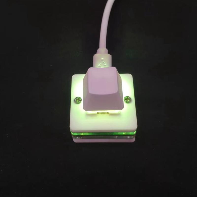 1-Key Shortcut Keyboard USB Custom Programmable Macro Hot Key Mouse One Button RGB Mini Keypad