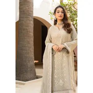 Grey Pakistani  Suit