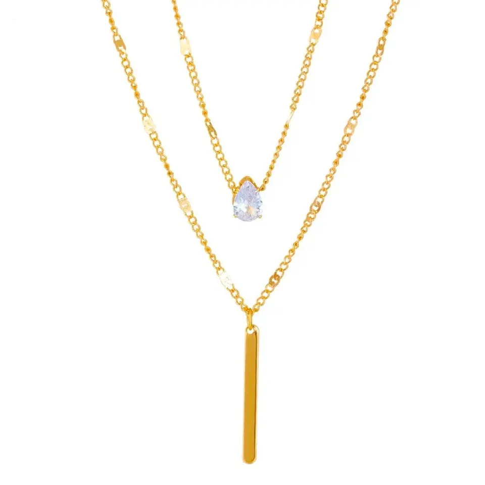 DAHLIA GOLD NECKLACE