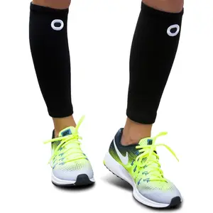Calf sleeves for men & women (pair) - instant shin splint support, leg cramps, calf pain relief, running, circulation and recovery socks - premium compression sleeve for calves