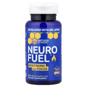 NEUROFUEL 60 capsules Nootropic with Vitamin B6, Artichoke Leaf Extract, and more - Premium Ingredients to Support Focus and Memory - Cognitive Supplement