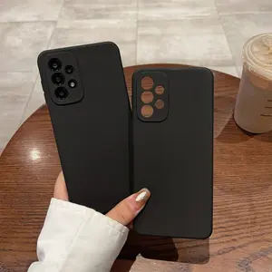 Soft TPU Shockproof Phone Case for Samsun Galaxy A13 4G A13 5G for Samsun Galaxy A23 A53 A73 5G A32 4G A32 5G A33 A52 4G/5G A52S A51 A71 A72 A16 A17 A26 A36 A56  S26 S25 Plus Ultra Luxury Black Protective Back Cover Casing