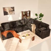 Grey--Left Facing Chaise